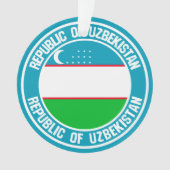 Oezbekistan - Ronde Embleem Ornament (voorkant)