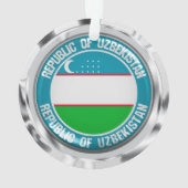 Oezbekistan - Ronde Embleem Ornament (achterkant)