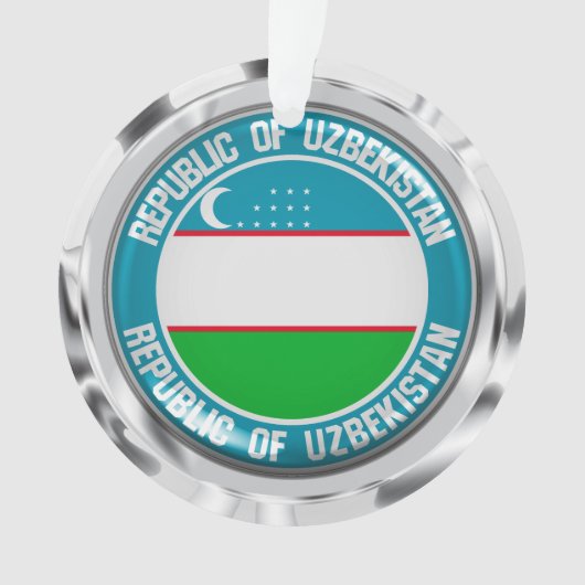 Oezbekistan - Ronde Embleem Ornament (voorkant)