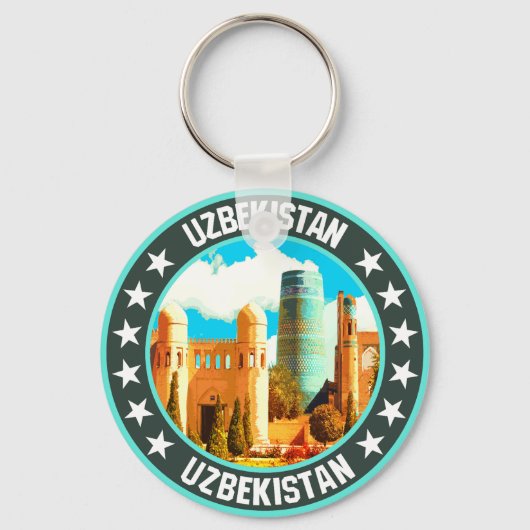 Oezbekistan Sleutelhanger (Voorkant)