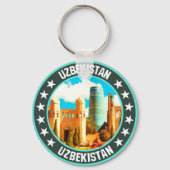 Oezbekistan Sleutelhanger (Achterkant)