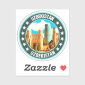 Oezbekistan Sticker (Vel)