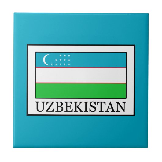 Oezbekistan Tegeltje (Voorkant)