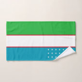 Oezbekistan vlag bad handdoek (Handdoek)