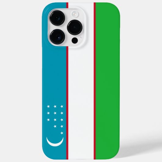 Oezbekistan vlag Case-Mate iPhone case (Achterkant)