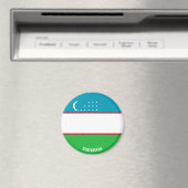 Oezbekistan Vlag Charmant Patriottisch Magneet (Insitu (Vaatwasser))