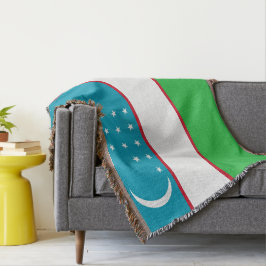 Oezbekistan vlag deken