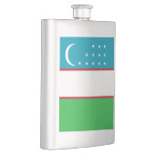 Oezbekistan vlag flacon (Rechts)