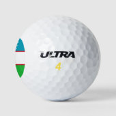 Oezbekistan vlag golfballen (Logo)