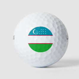 Oezbekistan vlag golfballen
