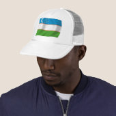 Oezbekistan Vlag Hoed Trucker Pet (In situ)