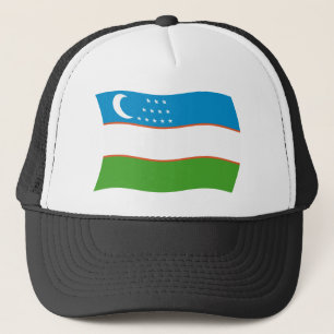 Oezbekistan Vlag Hoed Trucker Pet