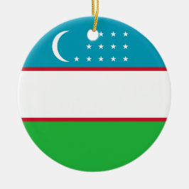 Oezbekistan vlag keramisch ornament