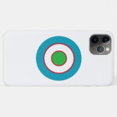 Oezbekistan: vlag met ronde vlag leger Case-Mate iPhone case (Achterkant (horizontaal))