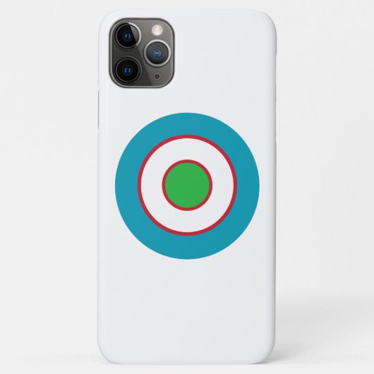 Oezbekistan: vlag met ronde vlag leger Case-Mate iPhone case (Achterkant)