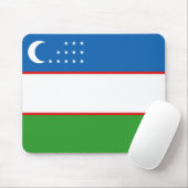 Oezbekistan Vlag Mousepad Muismat (Met muis)