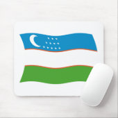 Oezbekistan Vlag Muismat (Met muis)