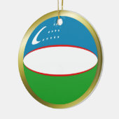 Oezbekistan Vlag Ornament (Links)