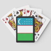 Oezbekistan vlag pokerkaarten (Achterkant)