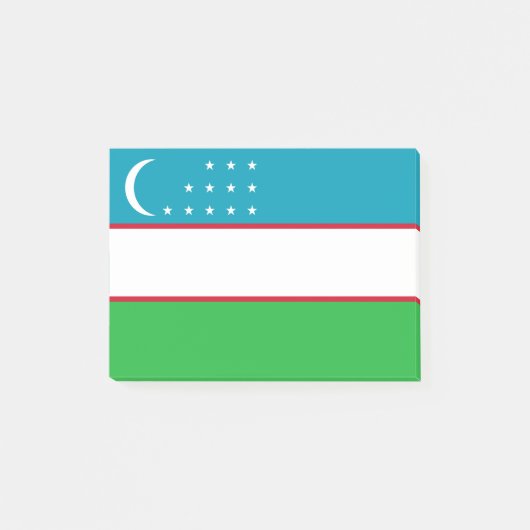 Oezbekistan vlag post-it® notes (Voorkant)