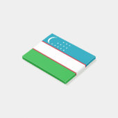 Oezbekistan vlag post-it® notes (Schuin)