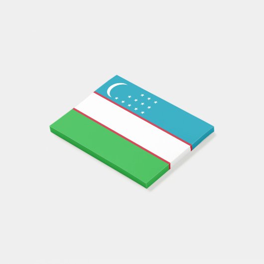 Oezbekistan vlag post-it® notes (Schuin)
