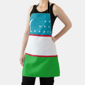 Oezbekistan vlag schort (Insitu)