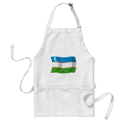 Oezbekistan Vlag Schort (Voorkant)