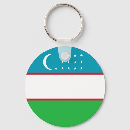 Oezbekistan vlag sleutelhanger (Achterkant)