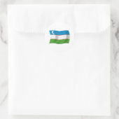 Oezbekistan Vlag Sticker (Tas)