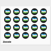 Oezbekistan Vlag Sticker (Vel)