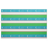 Oezbekistan vlag stof (Fat Quarter)