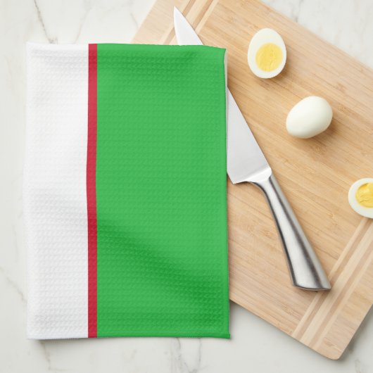 Oezbekistan vlag theedoek (Quarter Fold)