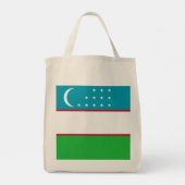 Oezbekistan vlag tote bag (Achterkant)