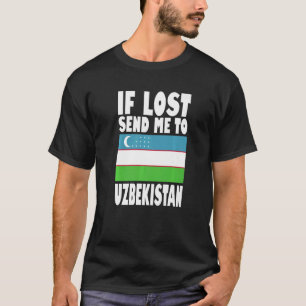 Oezbekistan Vlagontwerp  Als verloren stuur me naa T-shirt