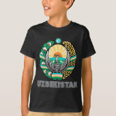 Oezbekistan wapenschild t-shirt (Voorkant)
