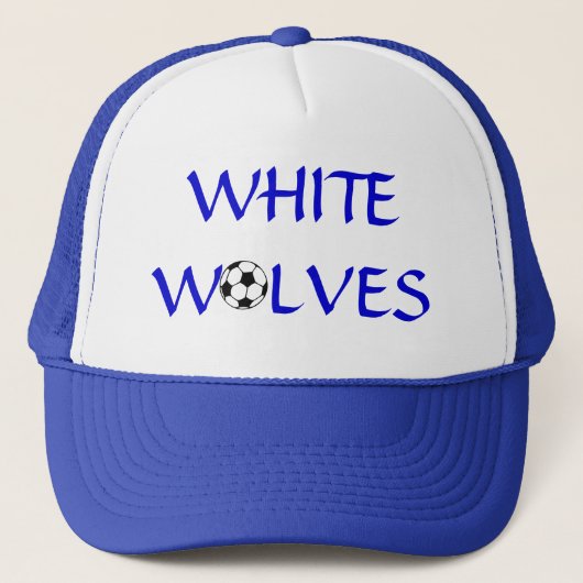 Oezbekistan "Witte Wolven" Trucker Pet (Voorkant)