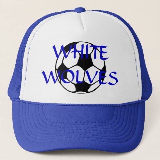Oezbekistan "Witte Wolven" Trucker Pet (Voorkant)