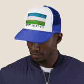 Oezbekistan "Witte Wolven" Trucker Pet (In situ)