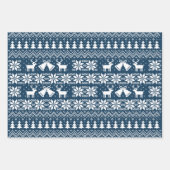 Oezelig sweater-patroon inpakpapier vel (Voorkant 3)