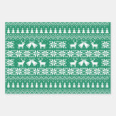 Oezelig sweater-patroon inpakpapier vel (Voorkant 2)