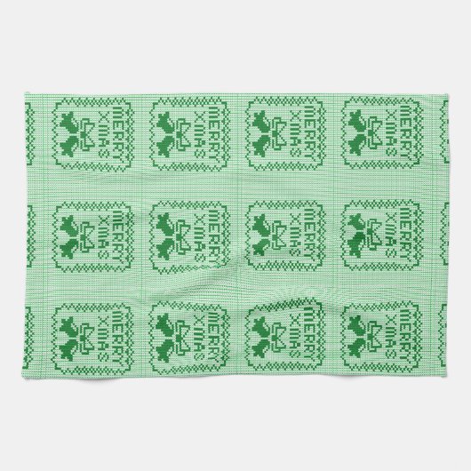 Oezeloze gordels met zweetvormig patroongordel en  theedoek (Horizontaal)