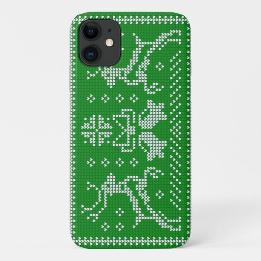 Oezeltrui gordels kerst groen Case-Mate iPhone case (Achterkant)