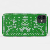 Oezeltrui gordels kerst groen Case-Mate iPhone case (Achterkant (horizontaal))