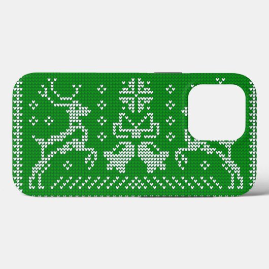 Oezeltrui gordels kerst groen Case-Mate iPhone case (Achterkant (horizontaal))