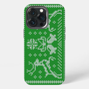 Oezeltrui gordels kerst groen iPhone 13 pro hoesje