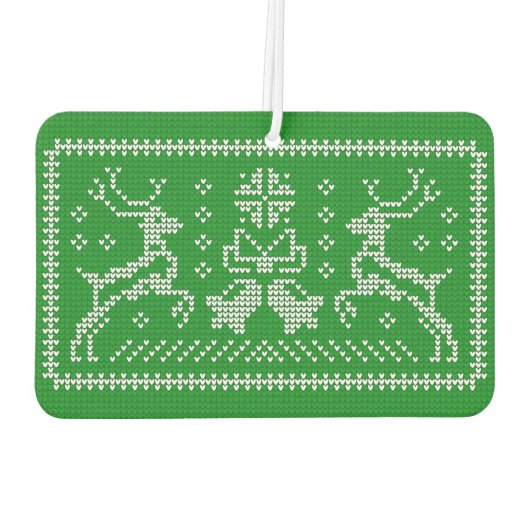 Oezeltrui gordels kerst groen luchtverfrisser (Achterkant)