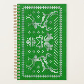 Oezeltrui gordels kerst groen planner (Voorkant)