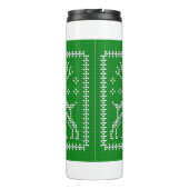 Oezeltrui gordels kerst groen thermosbeker (Achterkant)