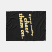 Of als je zingt fleece deken (Voorkant (Horizontaal))